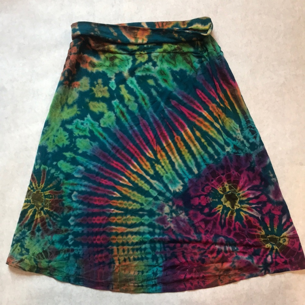 Mexicali Blues Mudmee tie dye skirt